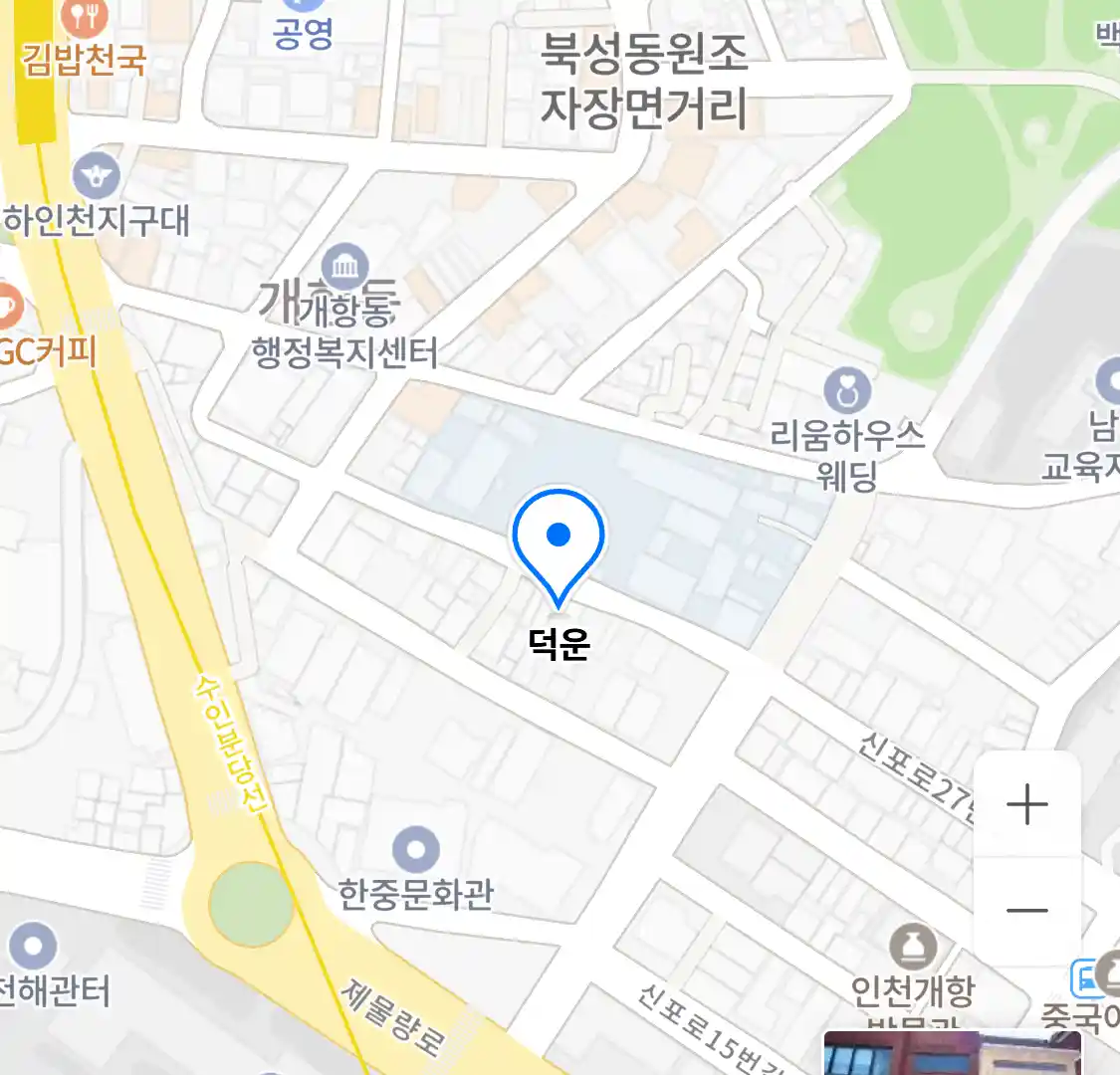 덕운 위치
