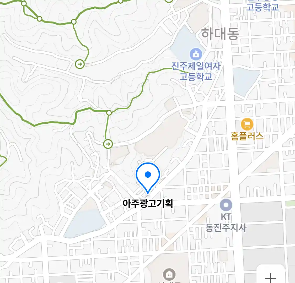 아주광고기획 위치