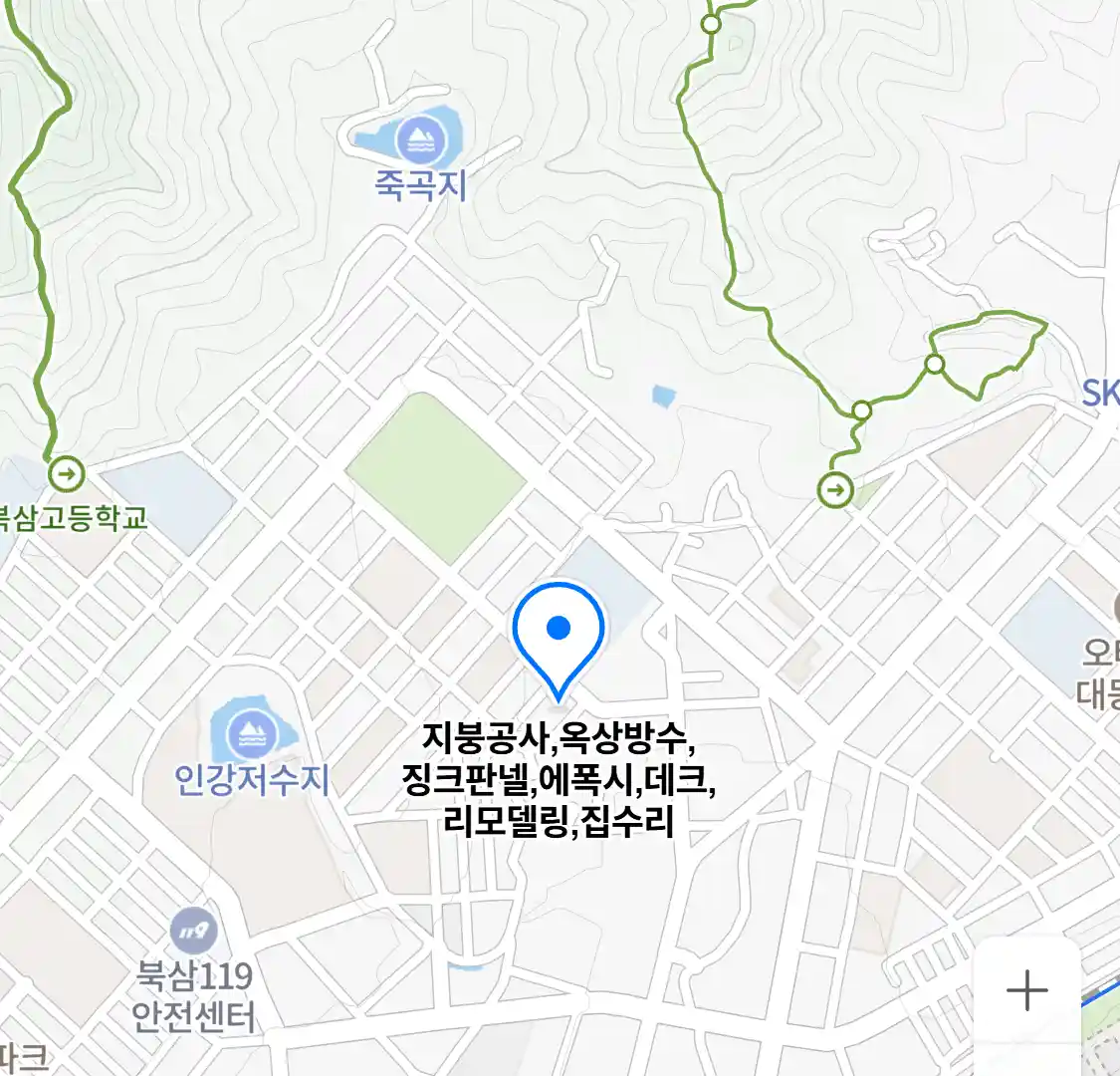 지붕공사,옥상방수,징크판넬,에폭시,데크,리모델링,집수리 위치