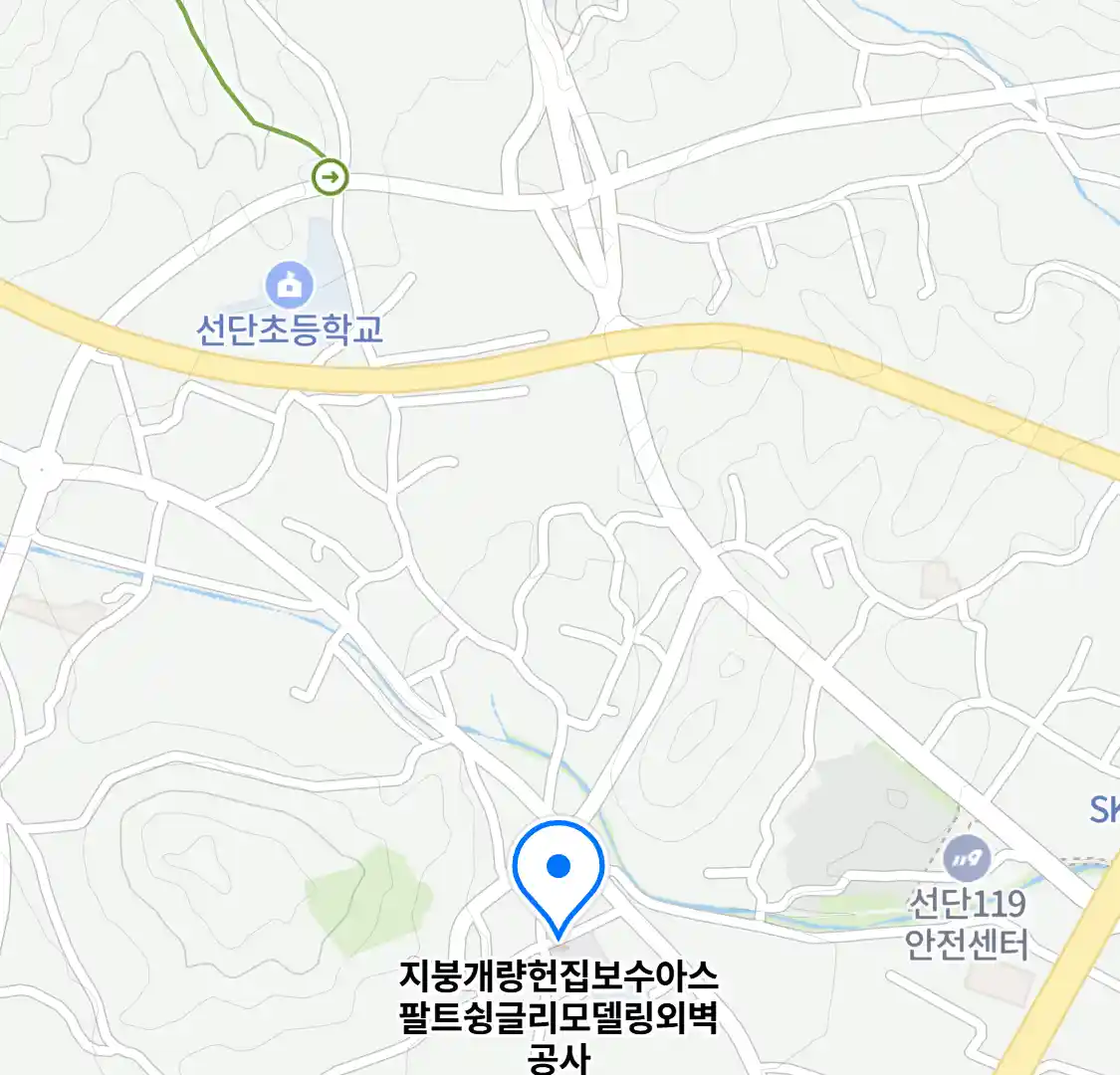 지붕개량헌집보수아스팔트슁글리모델링외벽공사 위치